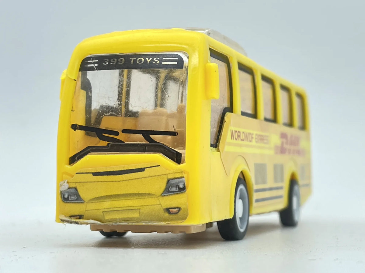 AUTOBUS MIEJSKI MIDIBUS, WORLDWIFT EXPRESS DHL 399 Toys Żółty 1:64 Resoraki – zdjęcie 4