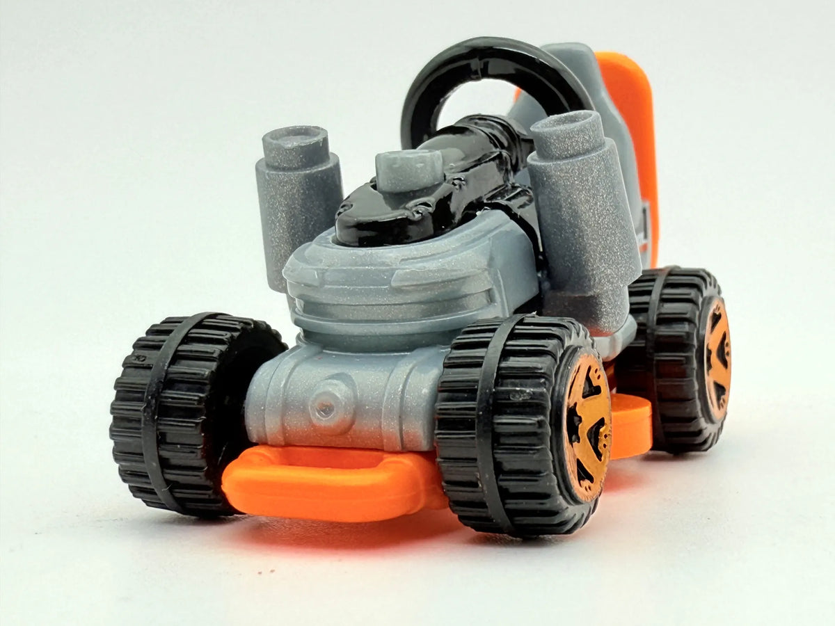 Grass Chomper, Hot Wheels 2015, die cast resoraki, szary i pomarańcz. 1:64 – zdjęcie 4
