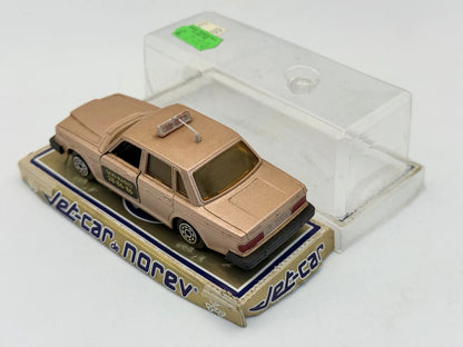 VOLVO 264 TAXI Norev Jet Car '80 Złoty Różowy 1:43 Made in France – zdjęcie 4
