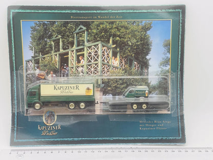 Mercedes-Benz Atego Grell Promotional Model 1:87 KAPUZINER Blister Zielony – zdjęcie 4