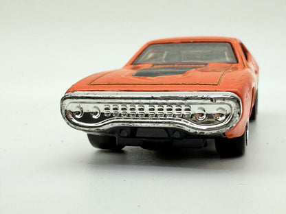 '71 PLYMOUTH GTX, Hot Wheels, Die cast GR138, Pomarańczowy, 1:64, Resoraki – zdjęcie 4