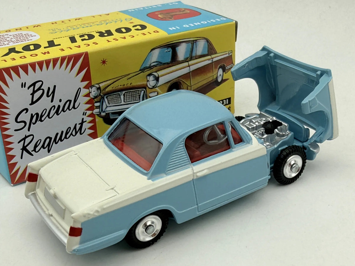 TRIUMPH HERALD COUPE Corgi Niebieski 1:43 – zdjęcie 4