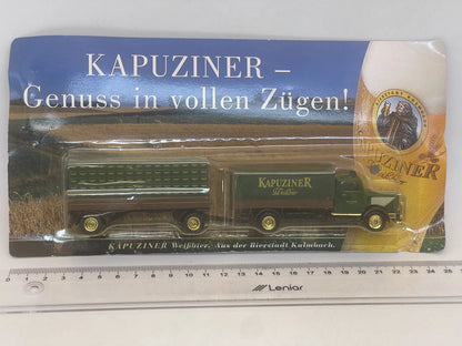 Magirus Deutz Grell 1:87 Ciężarówka Promocyjna KAPUZINER Blister Zielony – zdjęcie 4