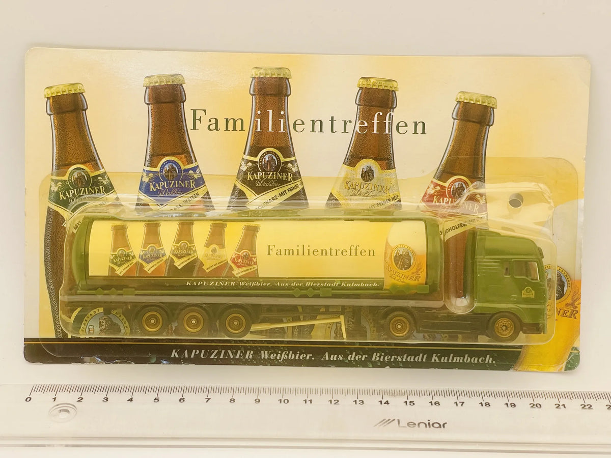 MAN TRUCK Grell 1:87 Ciężarówka Promocyjna Familientreffen Blister Żółty – zdjęcie 5