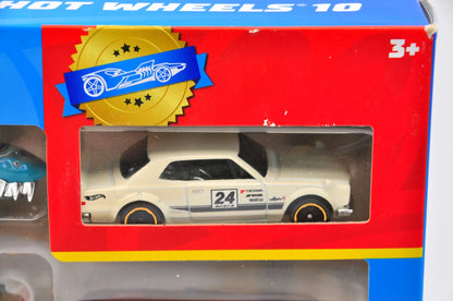 ZESTAW 10 SAMOCHODZIKÓW, Hot Wheels, Resoraki, Die cast 54886, Różnorodna – zdjęcie 4