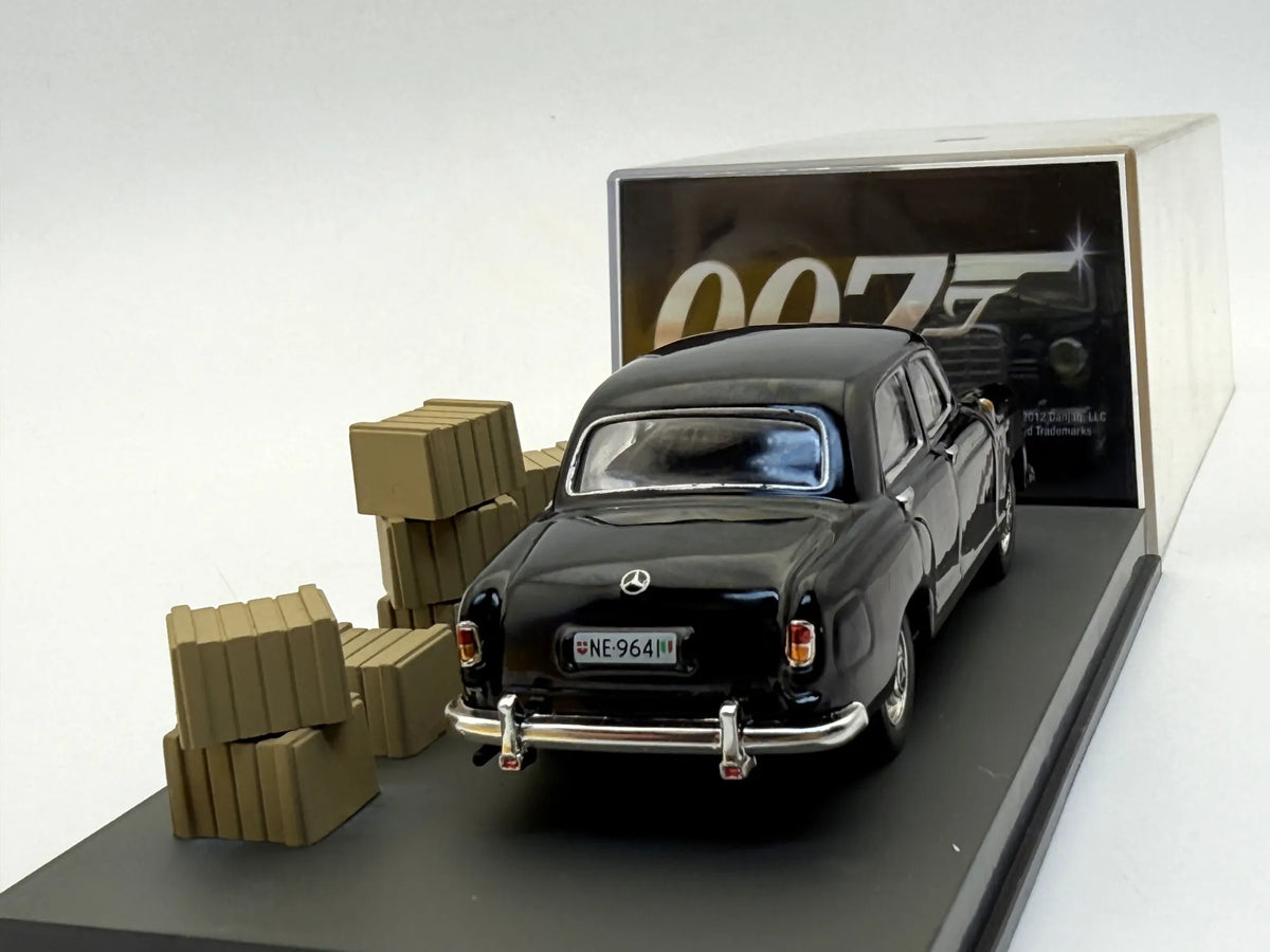 MERCEDES-BENZ 220S Z 1956 GOLDFINGER James Bond Eaglemoss 2012 Czarny 1:43 – zdjęcie 4