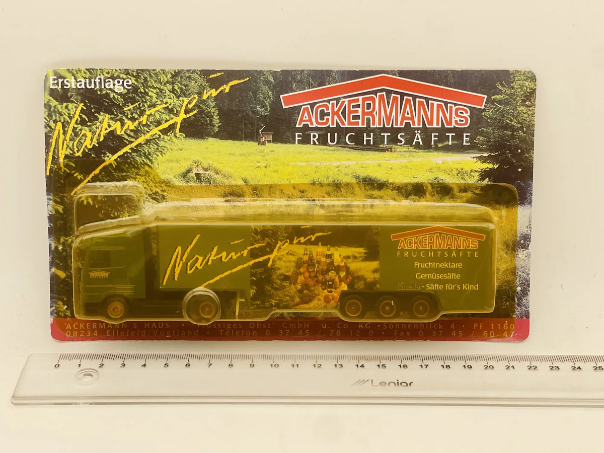 Mercedes-Benz Actros Grell 1:87 Zielony Promocyjny Ackermanns Fruchtsäfte – zdjęcie 4