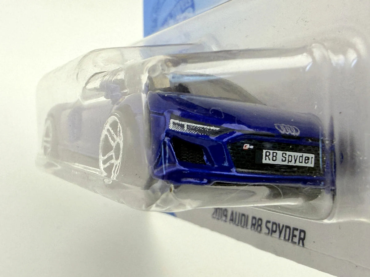 2019 Audi R8 Spyder HW EXOTICS Hot Wheels 2019 Niebieski 1:64 – zdjęcie 4