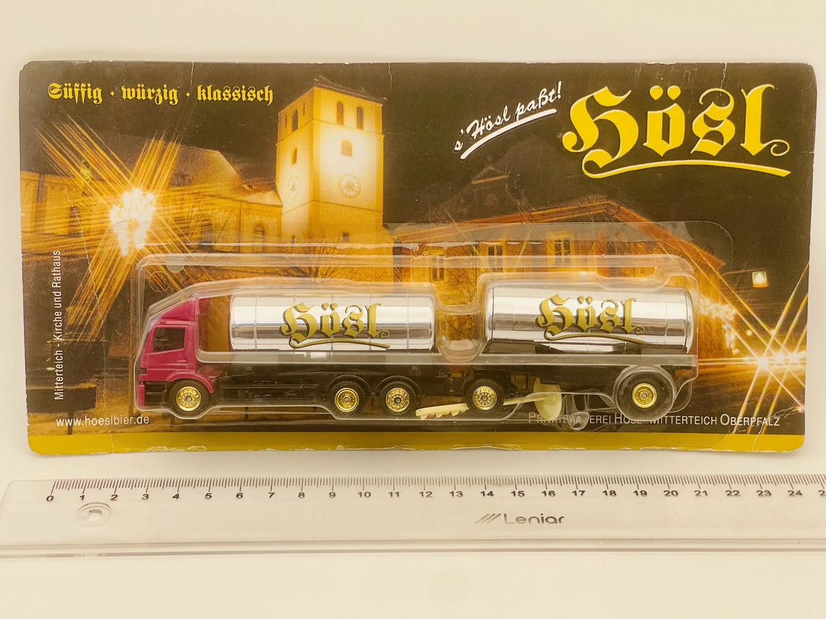 Mercedes-Benz Actros Z Naczepą Cysterną Grell 1:87 Hösl Blister Promocyjny – zdjęcie 4