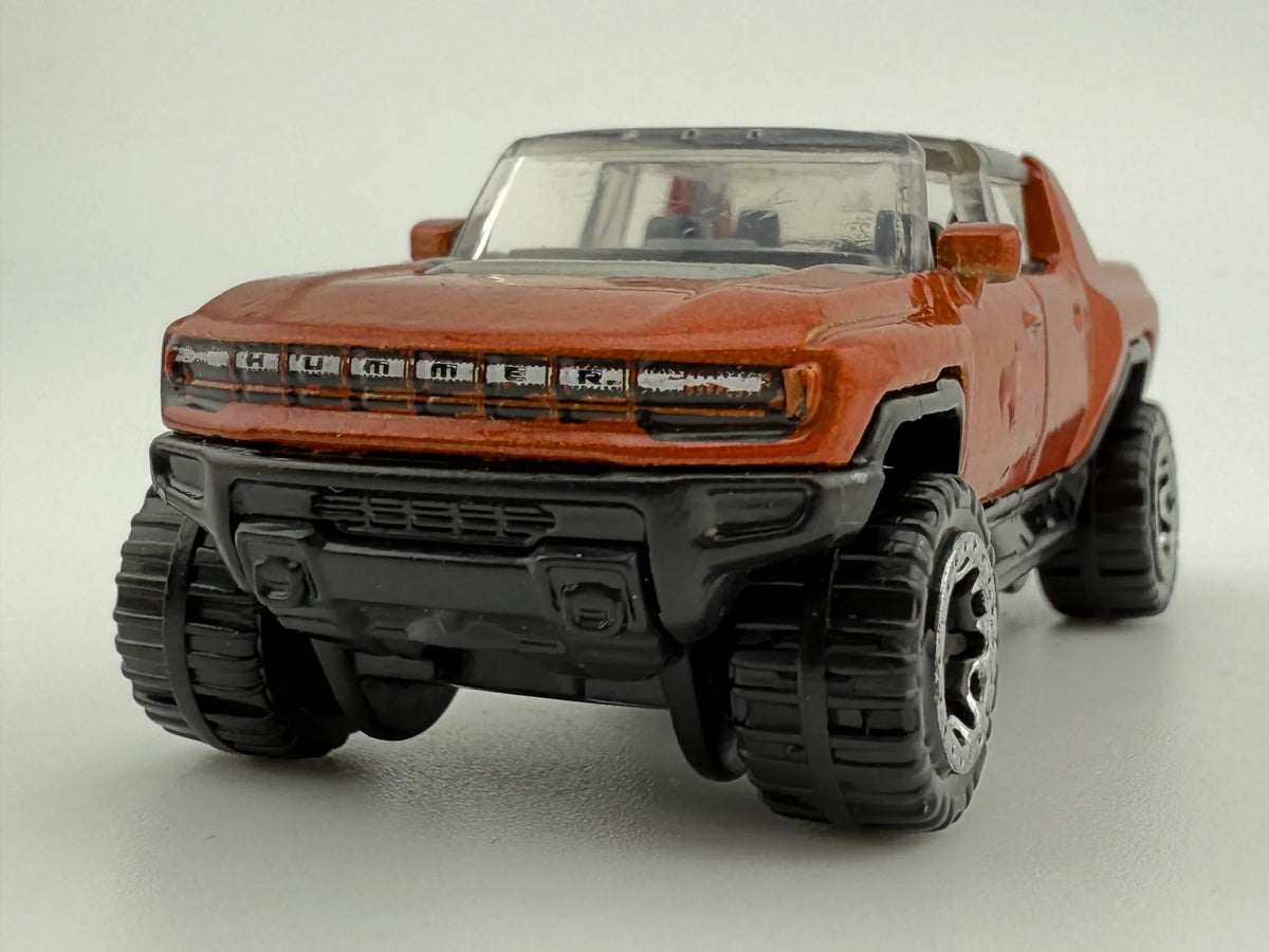 GMC HUMMER EV, Hot Wheels 2021, Die cast HCT03, Pomarańczowy 1:64, Resoraki – zdjęcie 4