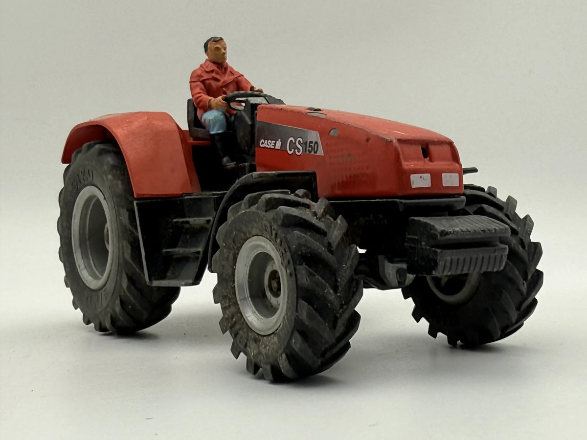 TRAKTOR CS150 CASE Z FIGURKĄ KIEROWCY Chap Mei Czerwony 1:25 – zdjęcie 4