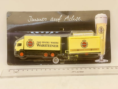 Mb-Atego Grell 1:87 Ciężarówka Promocyjna WARSTEINER Blister Żółty – zdjęcie 4