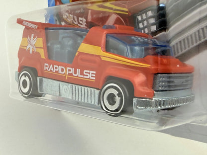 RAPID PULSE HW FIRST RESPONSE Hot Wheels 2024 Czerwony 1:64 – zdjęcie 4
