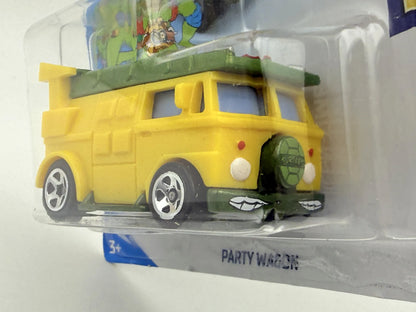 PARTY WAGON Ninja Turtles Hot Wheels 2020 Żółty 1:64 Protektor – zdjęcie 4