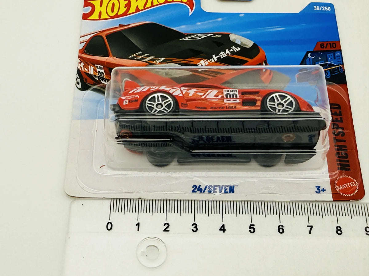 24/Seven Hot Wheels 2026 Nightspeed 1:64 600 Blister Czerwony – zdjęcie 4