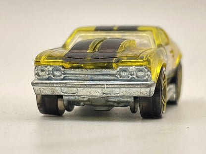 '69 CHEVELLE, Hot Wheels 2004, Resoraki, Die cast F03, I, Nl, Żółty, 1:64 – zdjęcie 4