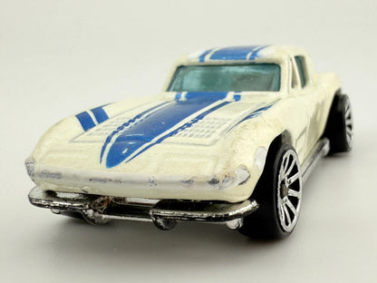 1979 CORVETTE STINGRAY, Hot Wheels, Die cast, Biała, 1:64, Resoraki – zdjęcie 4
