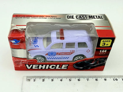 Ambulance, Karetka SUV, FEISU, Resoraki, die cast, 1:64 – zdjęcie 4