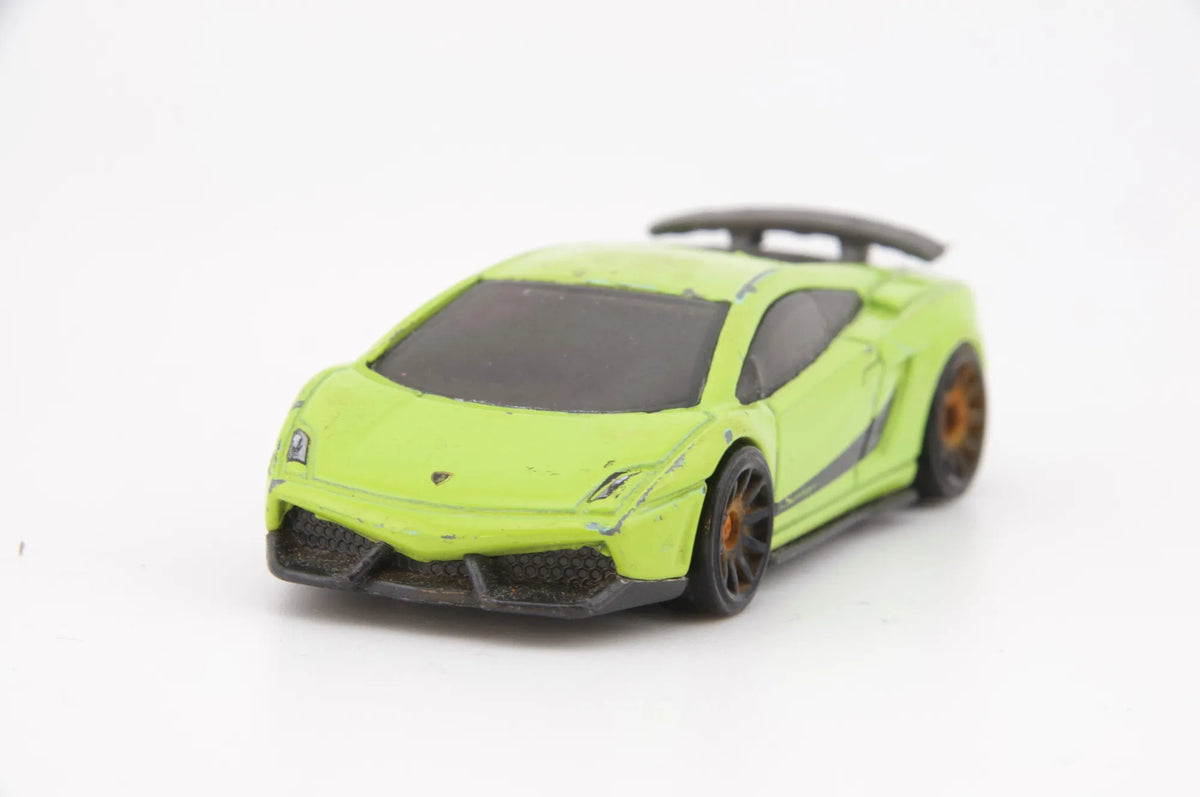 Lamborghini Gallardo Lp 570-4 Superleggera Hot Wheels 2010 Zielony 1:64 – zdjęcie 4