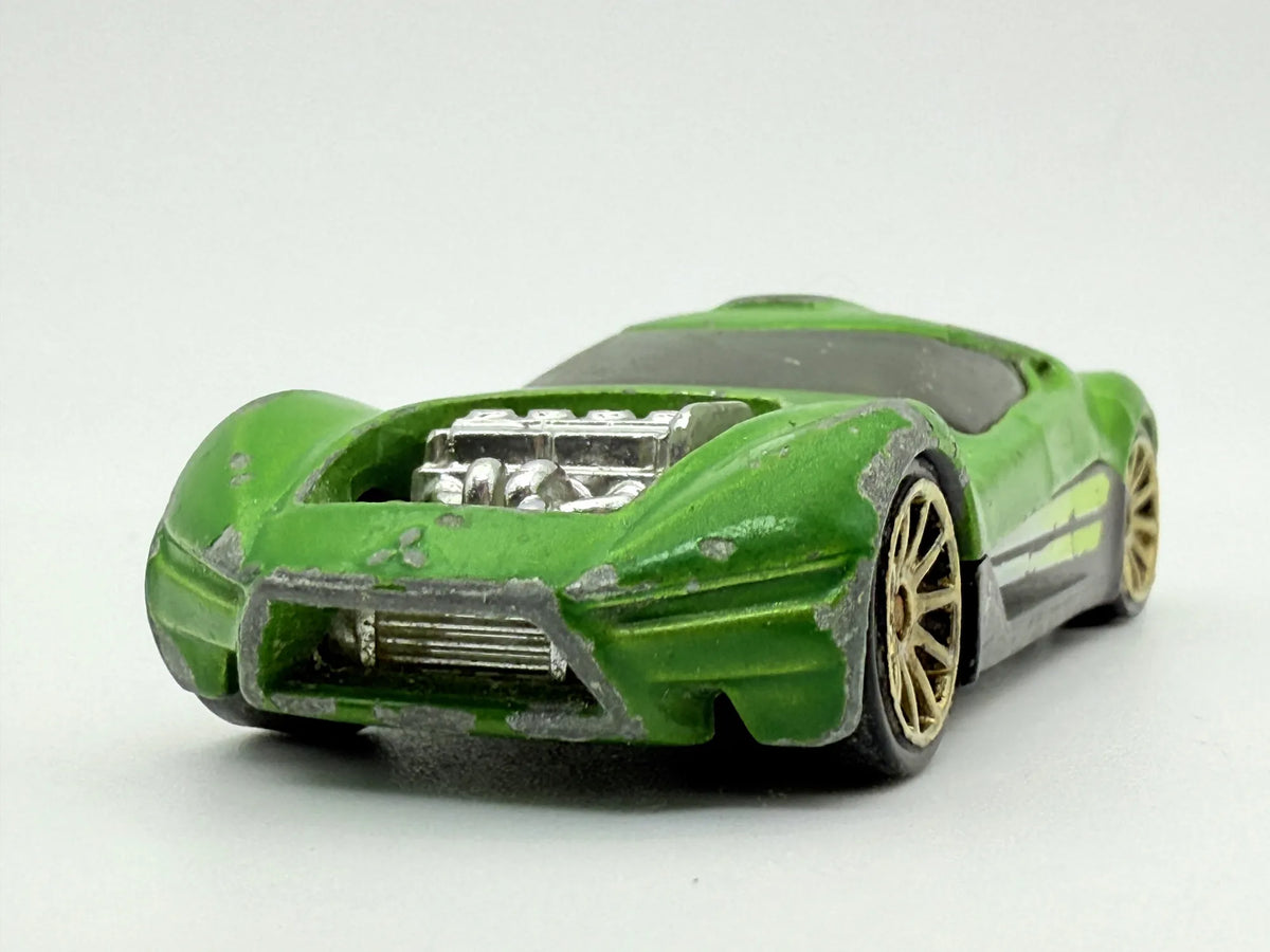 Mitsubishi Double Shotz Hot Wheels Zielony 1:60 – zdjęcie 4