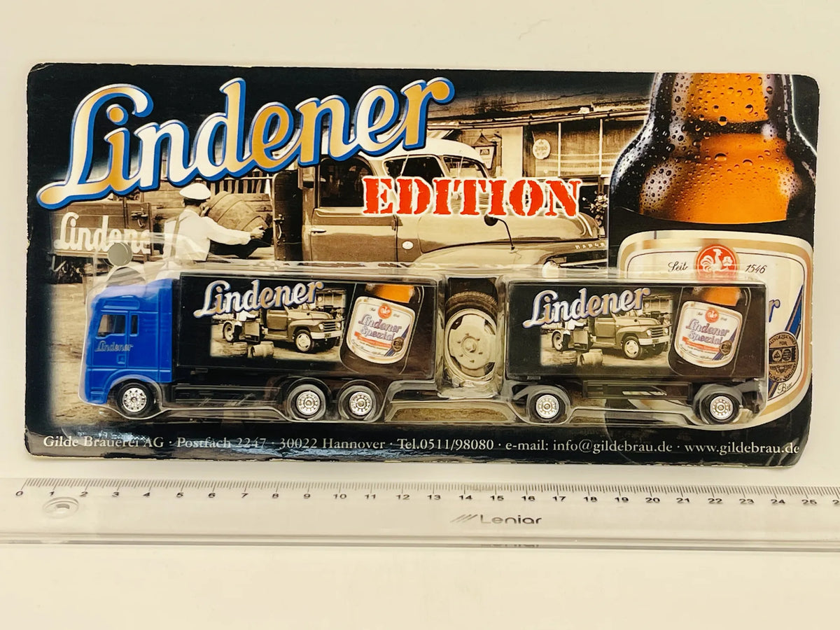 MAN TRUCK Grell 1:87 Blister Reklama Lindener Gilde Brauerei AG z Hanoweru – zdjęcie 4