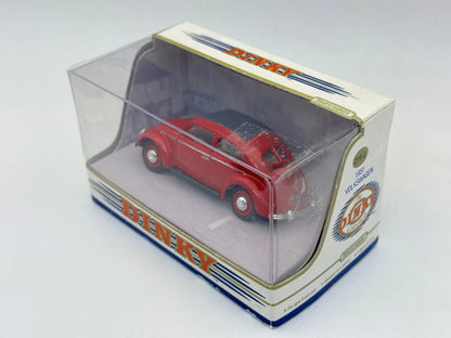 1951 VW VOLKSWAGEN BEETLE Dinky Toys '80 Czerwony 1:43 – zdjęcie 4