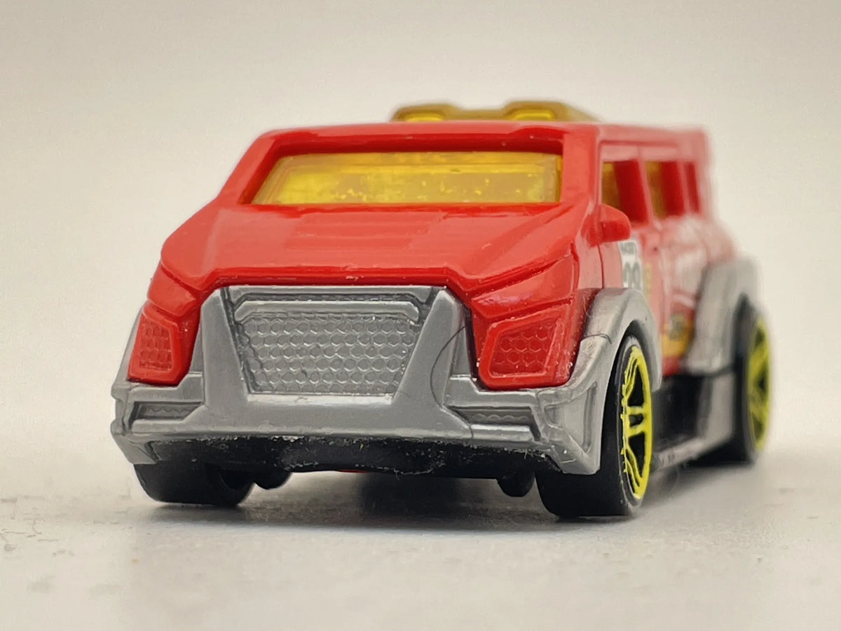 SPEEDBOX, Hot Wheels 2012, Die cast 1, Czerwony, 1:64, Resoraki – zdjęcie 4