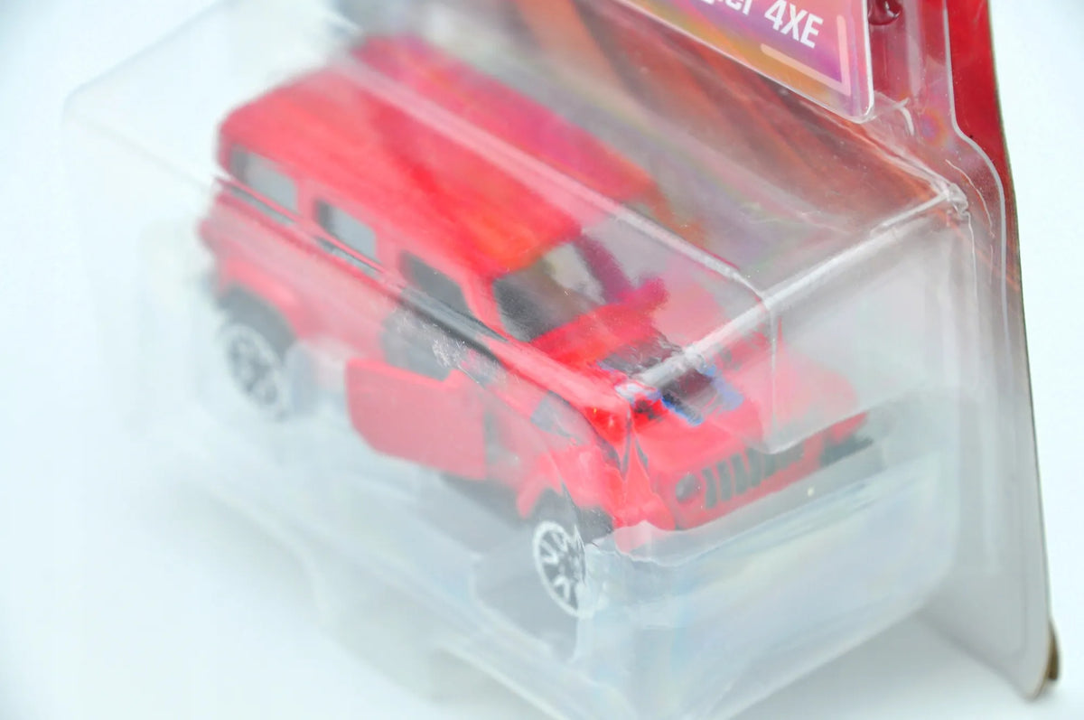 JEEP WRANGLER 4XE, Majorette, Resoraki, Die cast 224E-1, Czerwony, 1:64 – zdjęcie 4