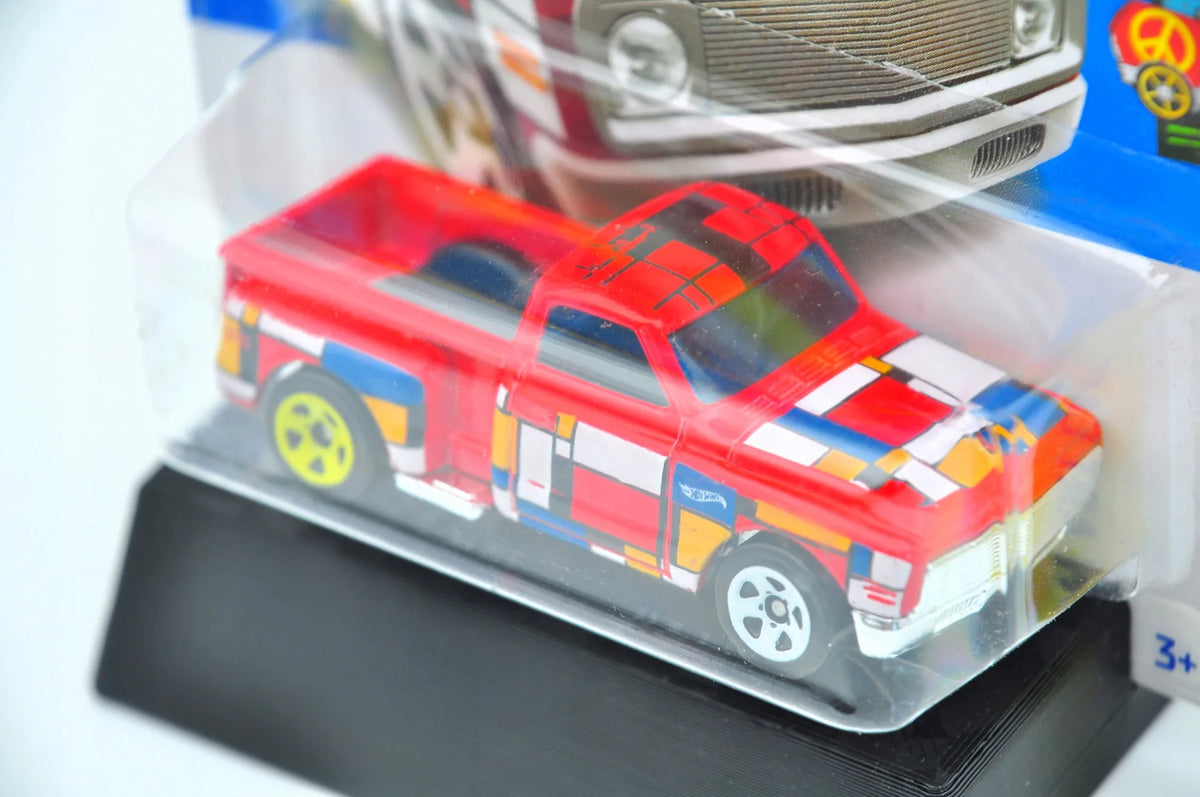 '69 Chevy Pickup HW ART CARS Hot Wheels 2022 Czerwony 1:64 Piete Mondrian – zdjęcie 4