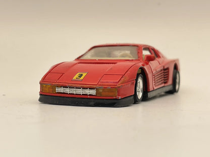 Ferrari Testarossa, Resoraki, Die cast 1:43, czerwony – zdjęcie 4