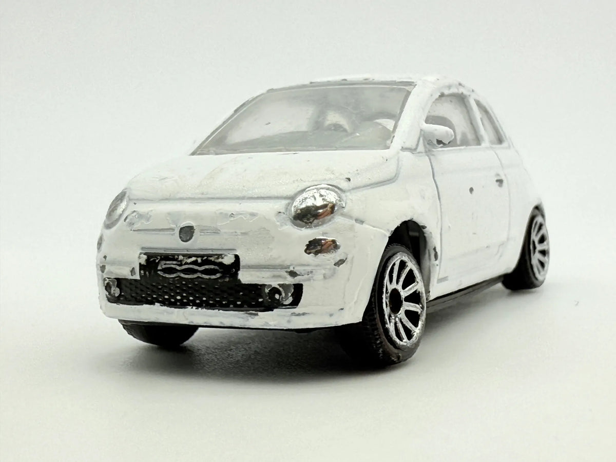 Fiat 500 Majorette Biały 1:55 – zdjęcie 4