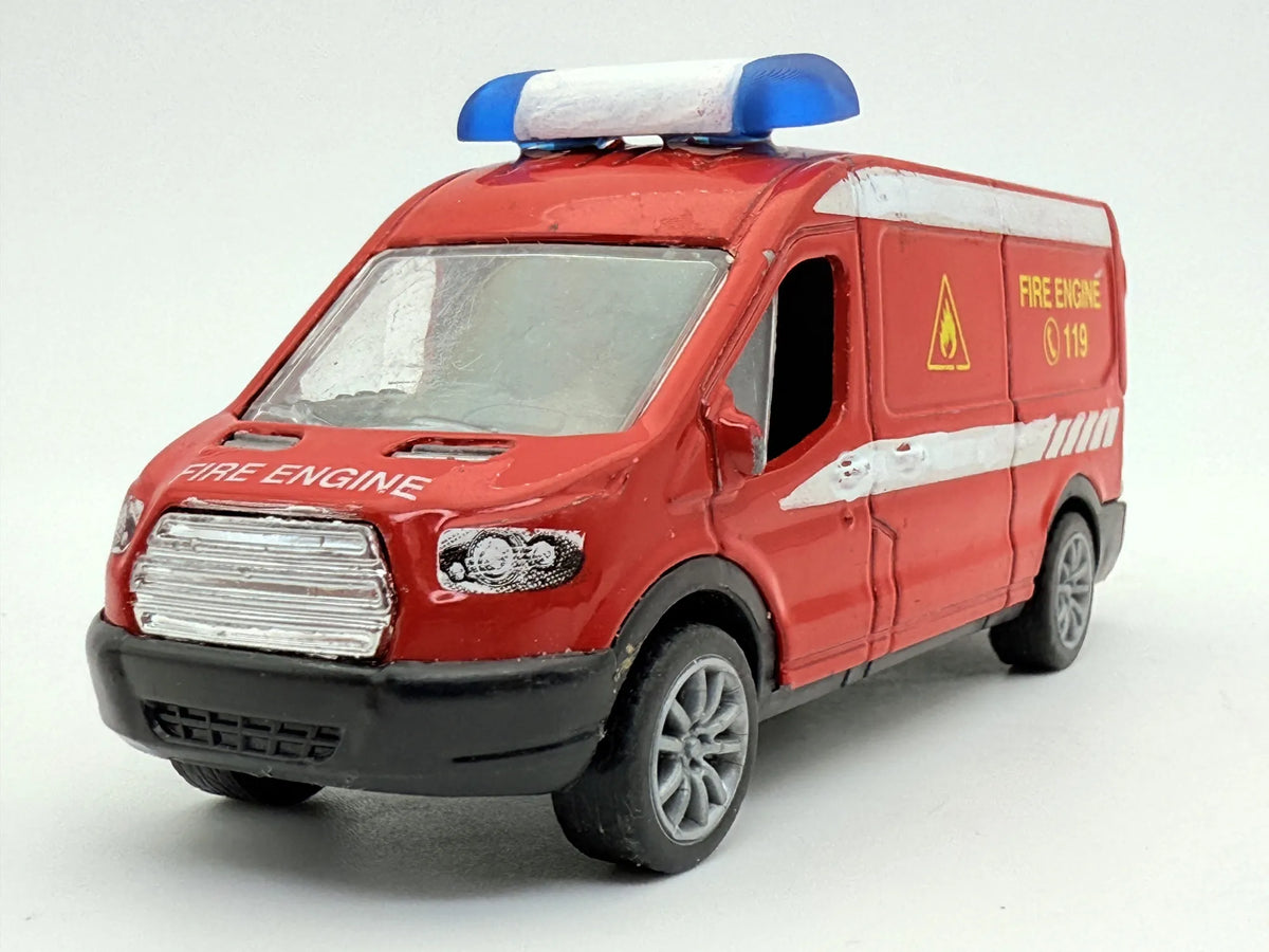 Jak Ford Transit Straż pożarna Czerwony 1:43 – zdjęcie 4