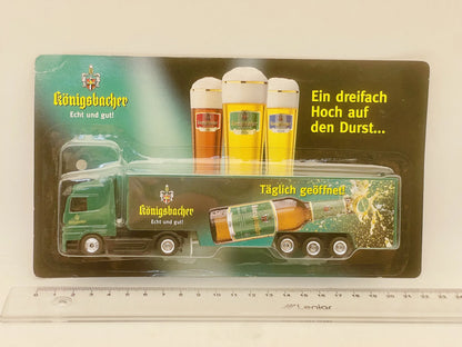Mercedes-Benz Actros Grell 1:87 königsbacher Blister Zielony Promocyjny – zdjęcie 4