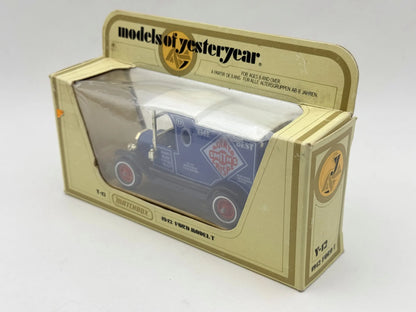 1912 FORD MODEL T Matchbox 1978 Niebieski 1:35 Made in England Smith's – zdjęcie 4