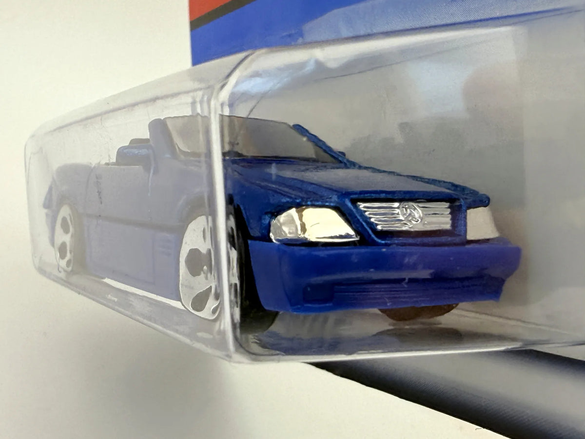 MERCEDES 500SL Mainline Hot Wheels 1999 Niebieski 1:64 – zdjęcie 4