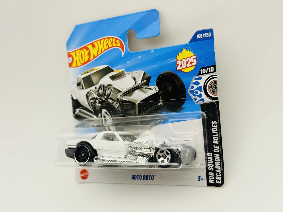 Roto Moto Hot Wheels Rod Squad 1:64 Blister Biały – zdjęcie 4