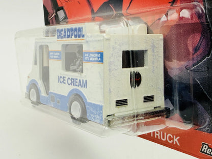 Dairy Delivery Hot Wheels 2018 DeadPool 1:64 Food Truck ICE CREAM Blister – zdjęcie 4