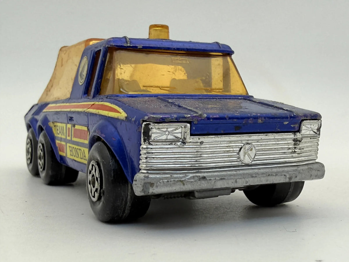 TEAM HONDA PICK-UP TRUCK Matchbox Made in England 1974 Niebieski 1:43 – zdjęcie 4