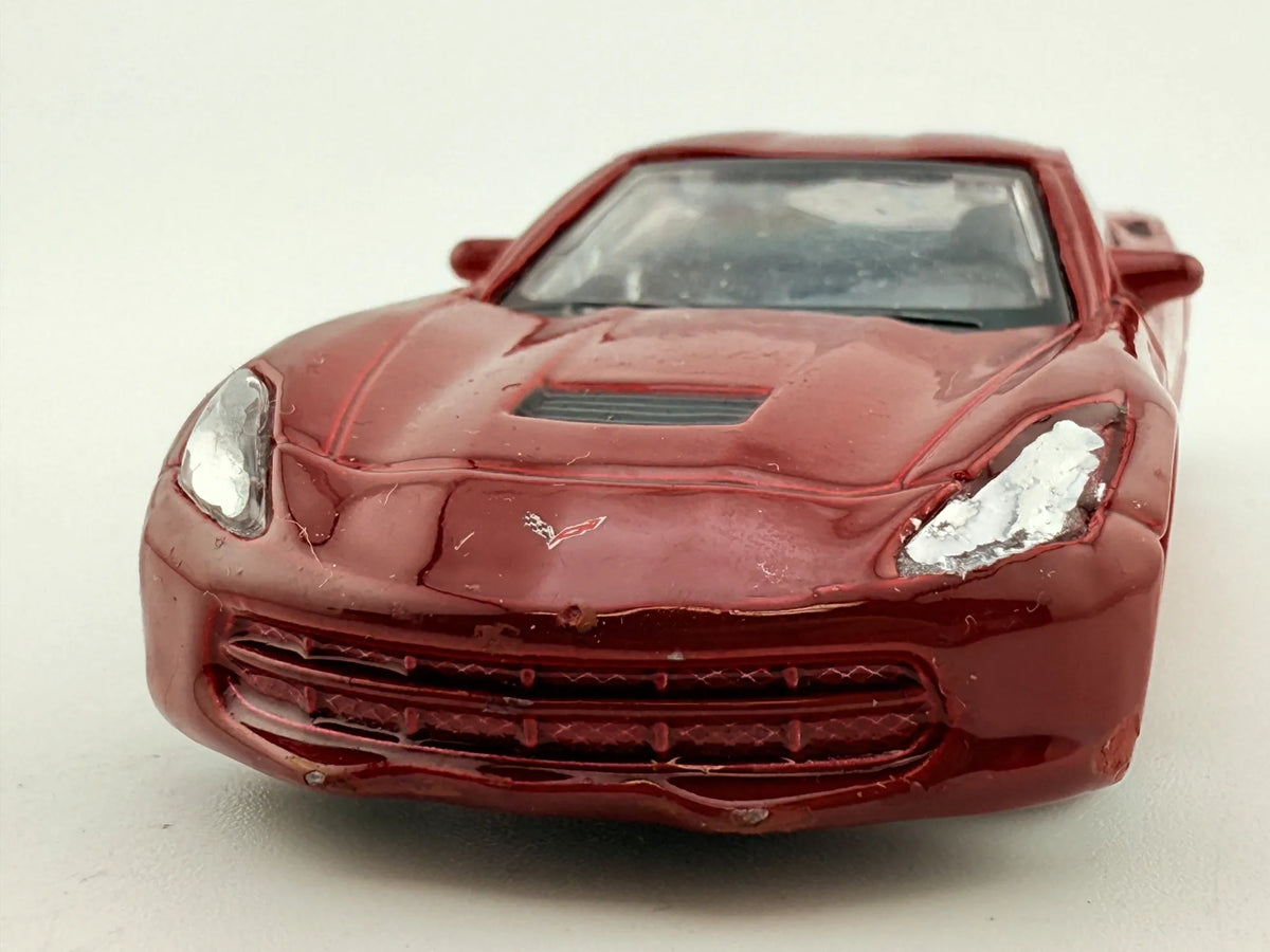 2014 Corvette Stingray Bburago 2014 Czerwony 1:43 – zdjęcie 4