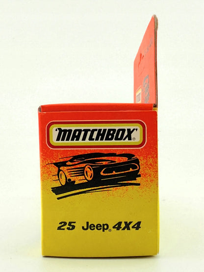 JEEP 4X4, Matchbox, Resoraki, Die cast 11125, Czerwony, 1:64 – zdjęcie 4
