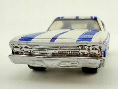 '69 CHEVELLE SS 396 TM GM, Hot Wheels 2007, Resoraki, Die cast, Biały, 1:64 – zdjęcie 4
