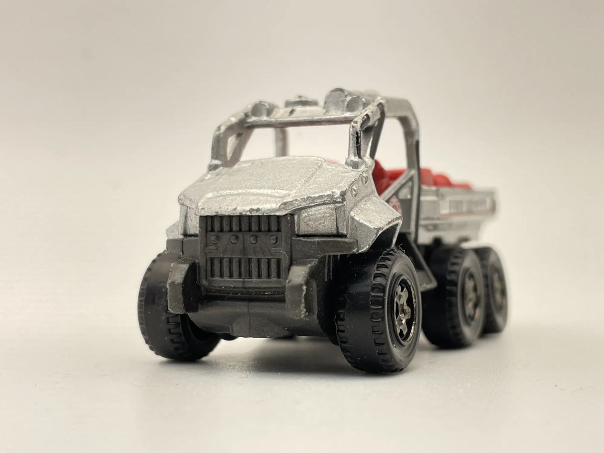 TRAIL TRACKER, Matchbox 2013, Resoraki, Die cast Bdv66 Mb912, Srebrny, 1:64 – zdjęcie 4