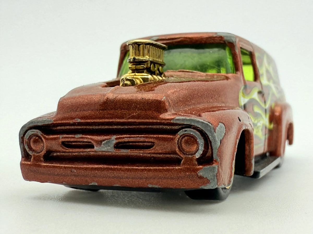 1956 Ford Hot Wheels Brązowy 1:64 – zdjęcie 4