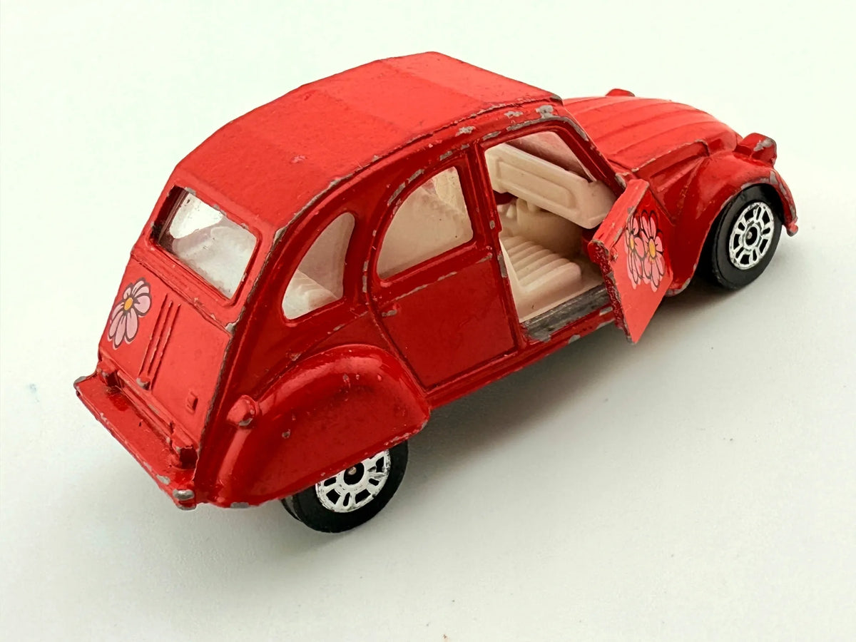 Citroen 2Cv6 Corgi '80 Czerwony 1:64 Made in Gt Britain – zdjęcie 4