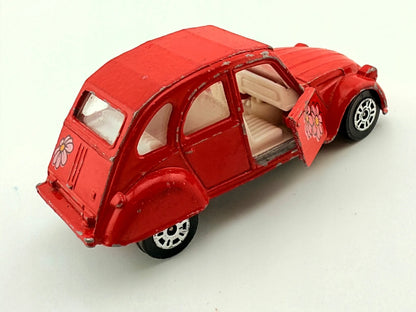 Citroen 2Cv6 Corgi '80 Czerwony 1:64 Made in Gt Britain – zdjęcie 4