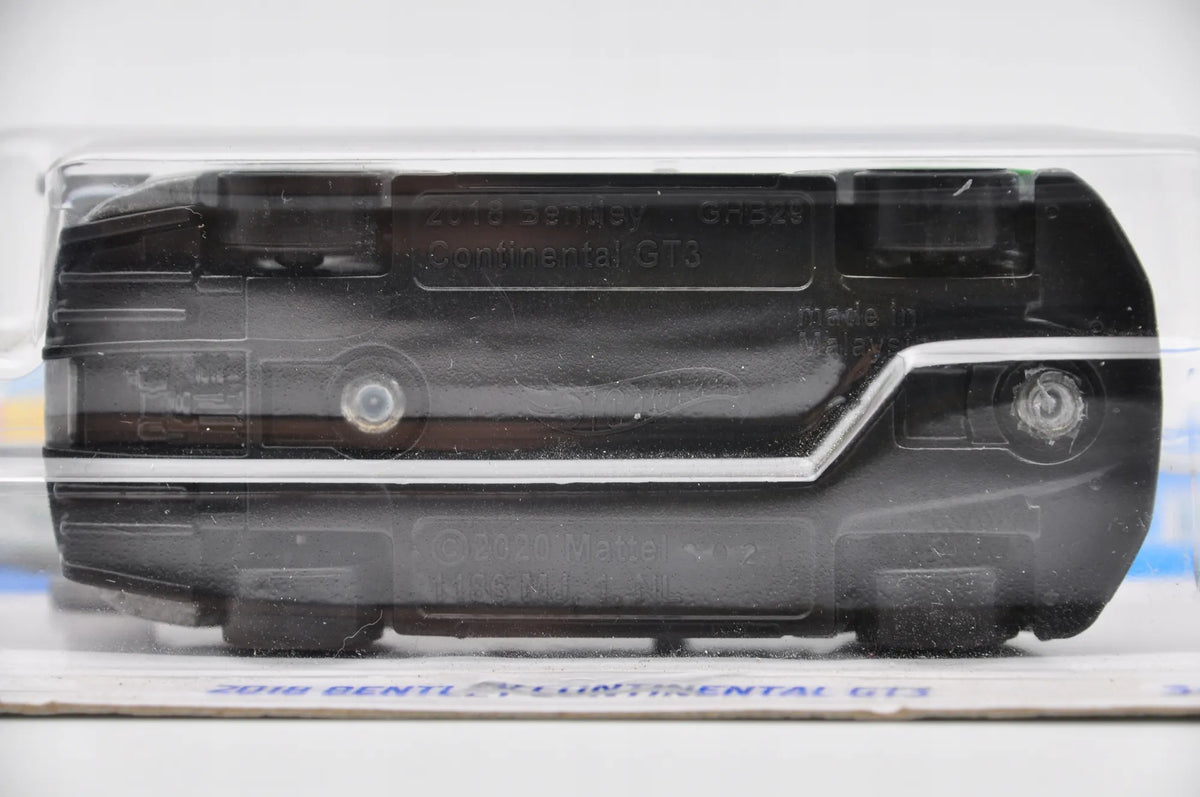 Bentley Continental Gt3 Mainline Hot Wheels 2015 Srebrny 1:64 – zdjęcie 4