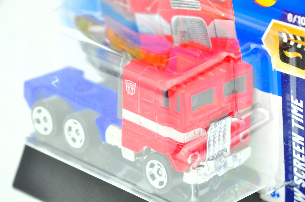 OPTIMUS PRIME, Hot Wheels 2025, Die cast HYW26, Czerwony, 1:64, Resoraki – zdjęcie 4