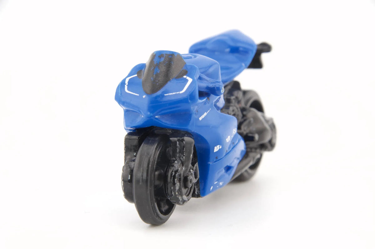 Motocykl Sportowy Hot Wheels Niebieska 1:64 – zdjęcie 4