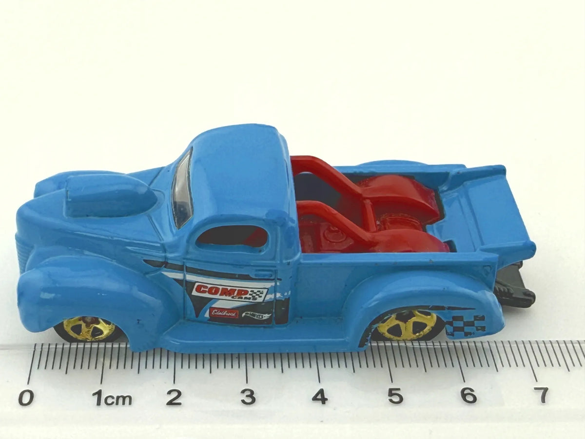 '40 Ford Pickup Hot Wheels 2021 Niebieski 1:64 – zdjęcie 4