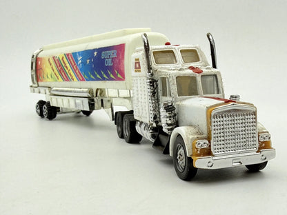 Jak PERERBILT CIĘŻARÓWKA Z CYSTERNĄ, Super Oil, Die cast, 1:87, Resoraki – zdjęcie 4